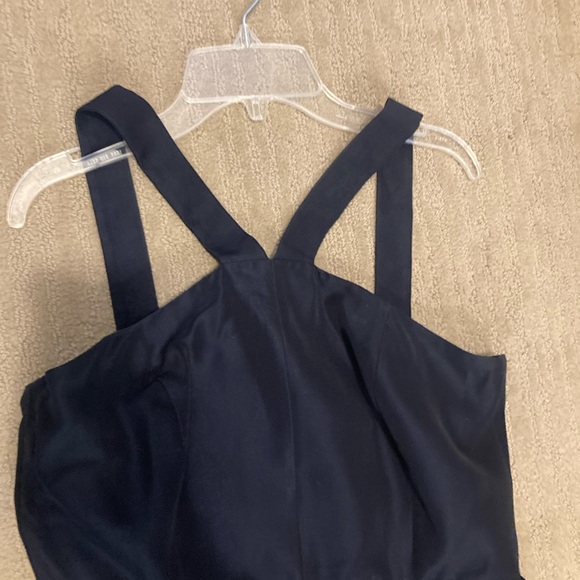 J. Crew halter-style navy cocktail dress - Picture 2 of 6